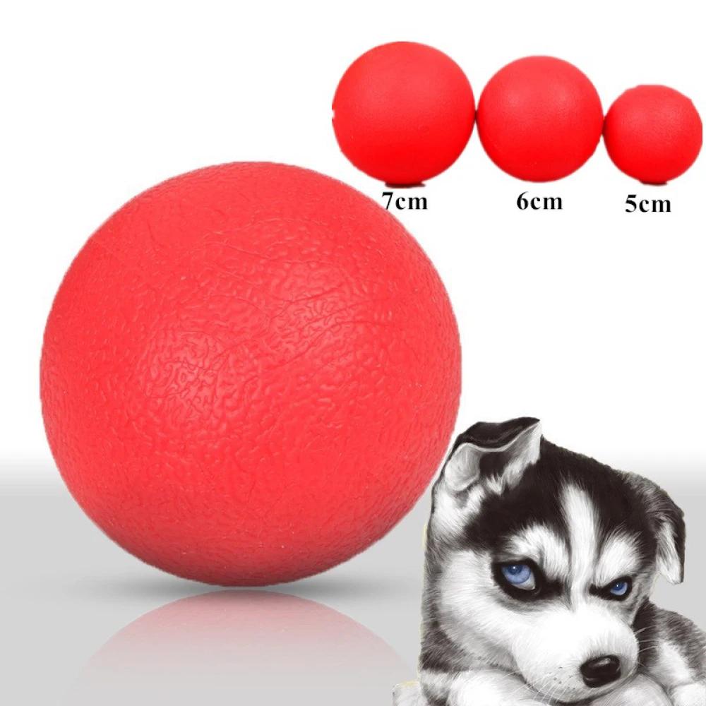 

Pet Dog Rubber Solid Ball Bouncy Ball For Dogs Resistance To Dog Chew Toys Outdoor Throwing and Recovery Training Dogs Supplies