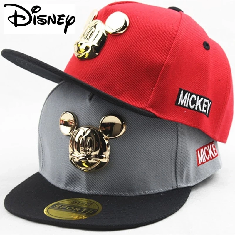 Золотая бейсболка с ушками Микки Мауса в стиле аниме хлопковая для маленьких