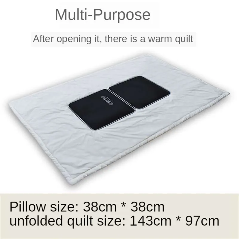 

B-LIFE 4 in 1 Cute Cartoon Plush Stuffed Animal Toys Throw Pillow Blanket Set with Hand Warmer Design