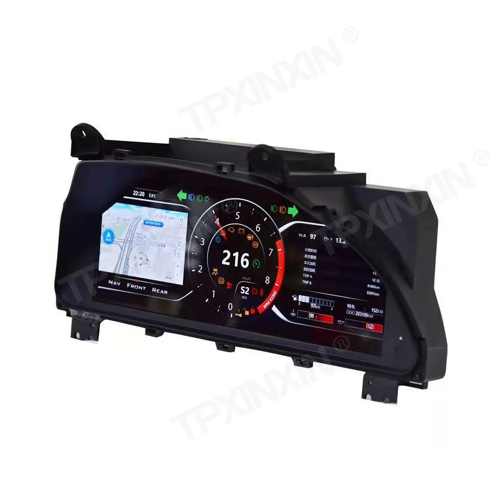 for toyoda reiz 2 2010 meter screen android 9 0 car lcd instrument panel modified and upgraded multifunctional free global shipping