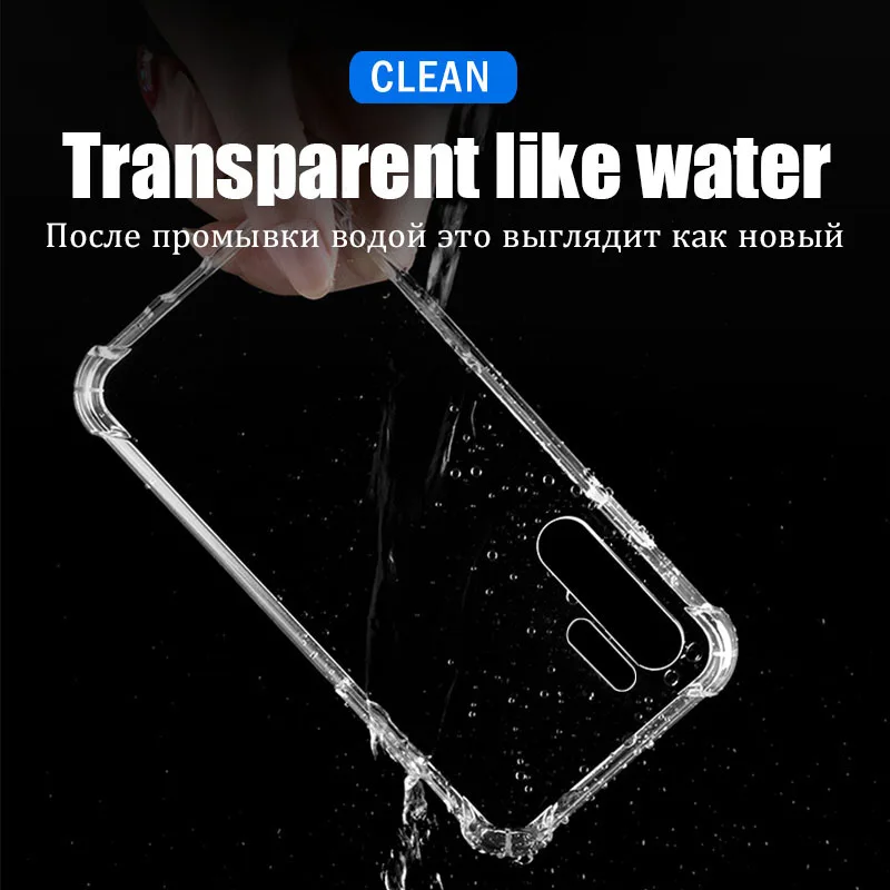 1-2pcs Transparent Silicone Case For Xiaomi Poco X3 NFC Solid Screen Film Glass for Premium Protectors | Мобильные телефоны и