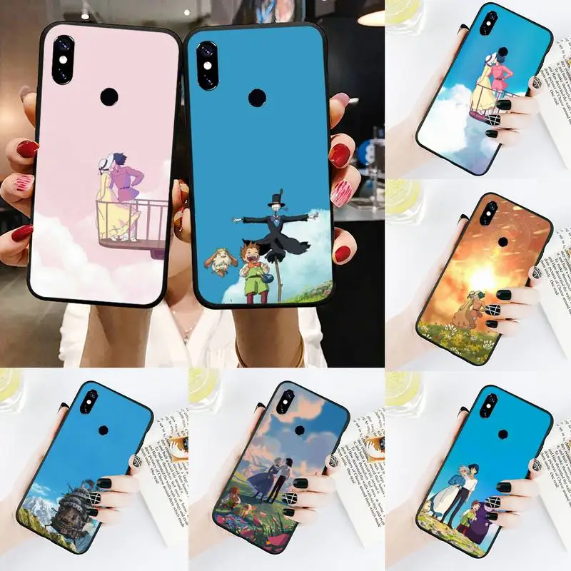 

Howls Moving Castle Phone Case For Xiaomi Redmi note6 8 9 pro 7a 8T 9S K20 4X
