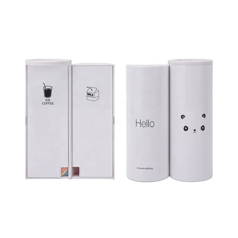 Кавайный пенал с пандой Большой Вместительный чехол карандаш пером зеркальный