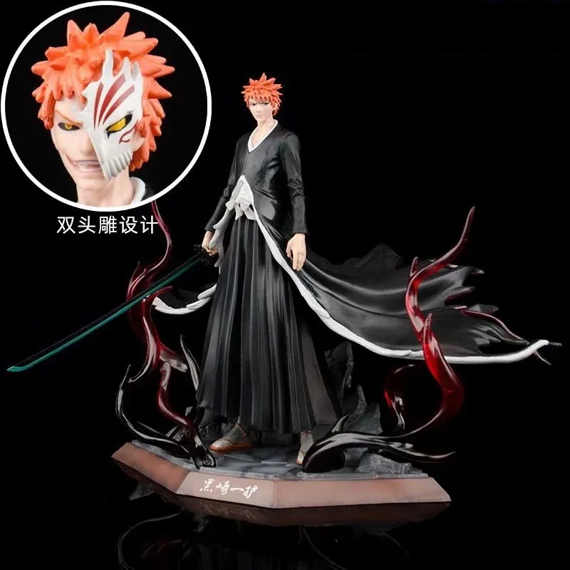 

Anime Bleach Kurosaki ichigo GK PVC Action Figure Collectible Model Doll Toy 28cm