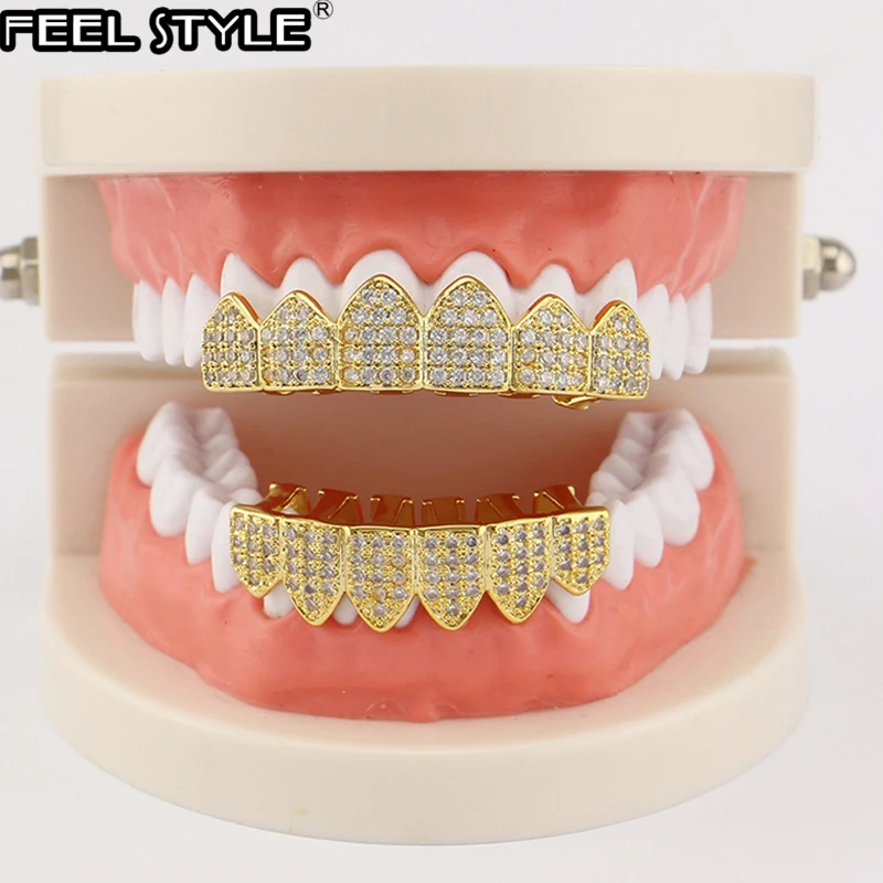 Набор сверкающих зубьев для мужчин ювелирные изделия со сверкающими зубьями