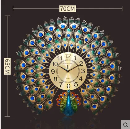 

1314 Watch Wall Clock Living Room Modern Simple Atmospheric Wall Watch Personality Creative Clock Fashion Home Quartz Clock