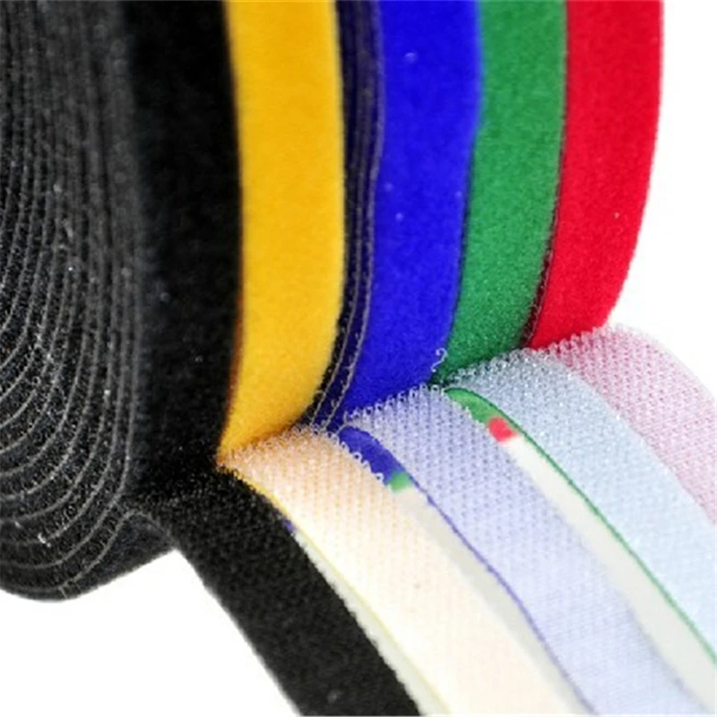 25 м липучка самоклеющаяся изолента петля оптовая продажа сильная крепежа