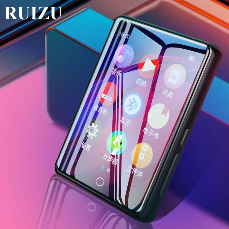 Новинка металлический Bluetooth 5 0 MP4 плеер RUIZU M7 колонка экран 2 8 дюйма с электронной