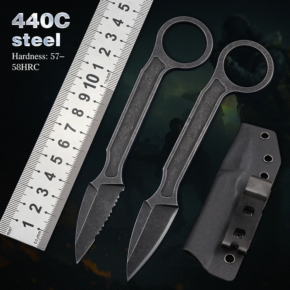 Карманный нож CS GO тактический 440C ножи с фиксированным лезвием охотничьи