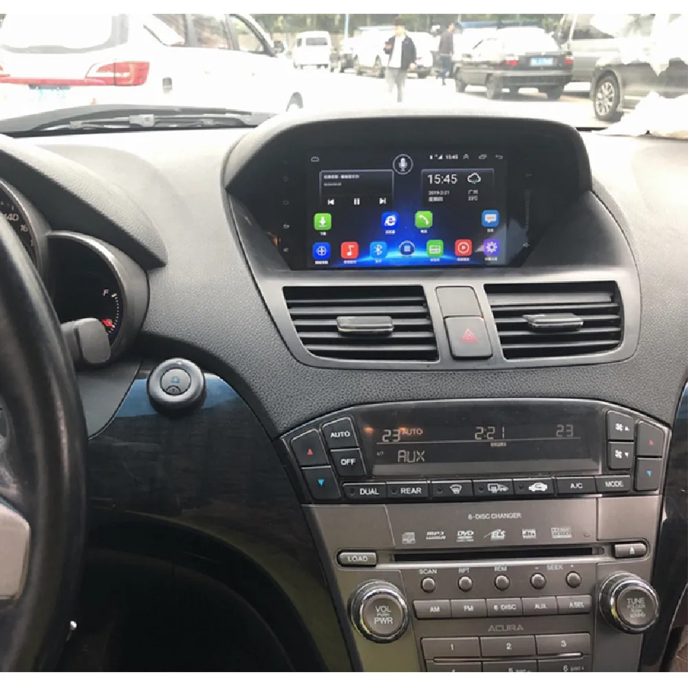 Android 10 для Acura MDX 2 MK2 2007 2008 2009 2010 2011 2012 2013 Автомобильный мультимедийный плеер стерео