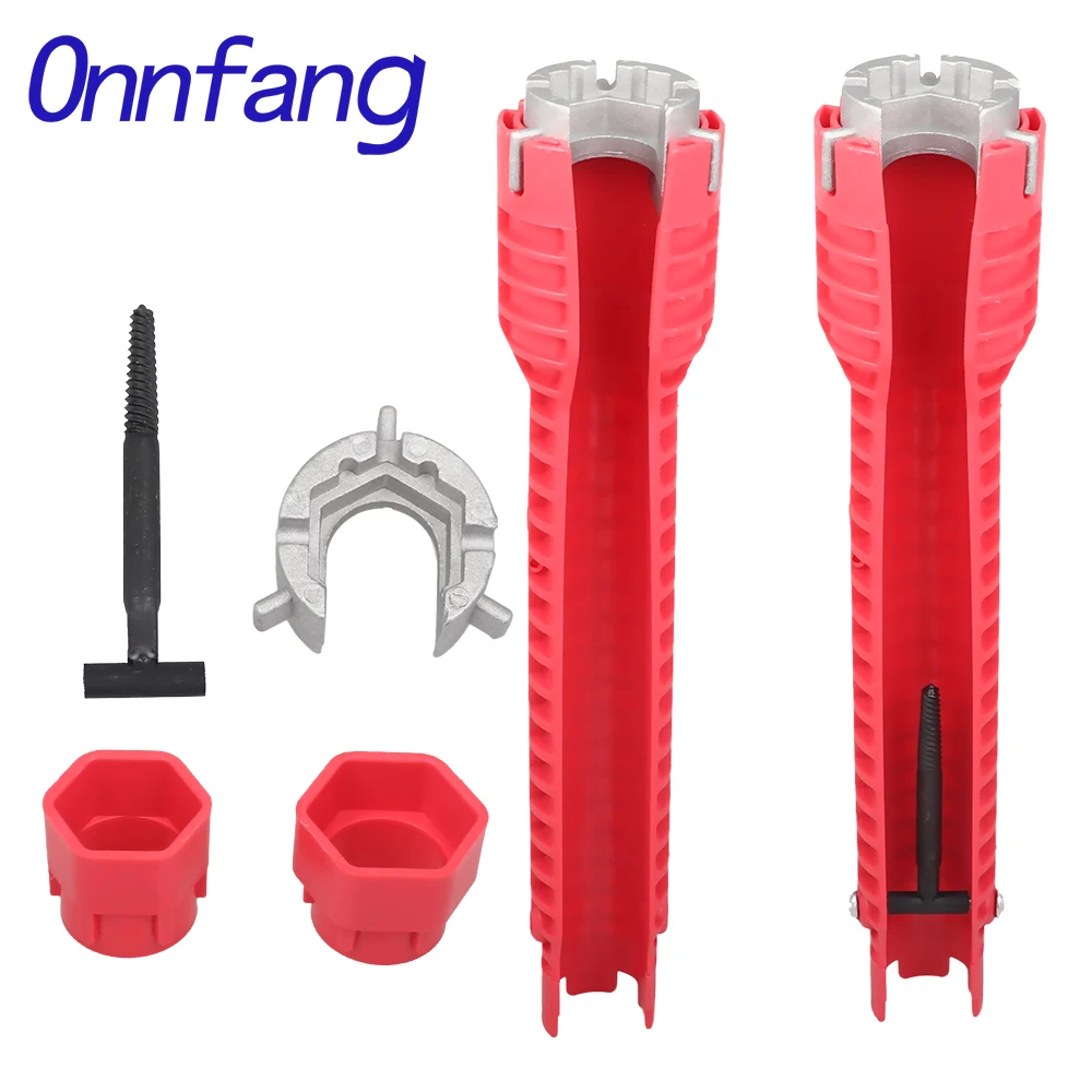 

Flume Wrench Repair Wrench Anti-slip Kitchen Sink Key Faucet Assembly Plumbing Installation Wrench For Home Bathroom Kitchen