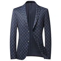 new arrival spring fashion men elastic young casual single breasted spring and autumn blazers men suits plus size mlxl2xl3xl4xl