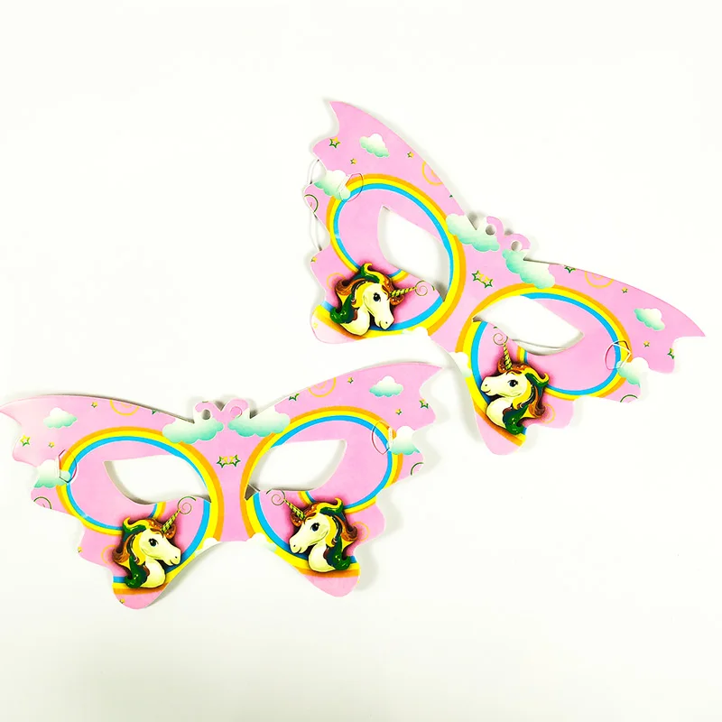 10 шт. мультяшная панда единорог украшение на день рождения маска для глаз товары