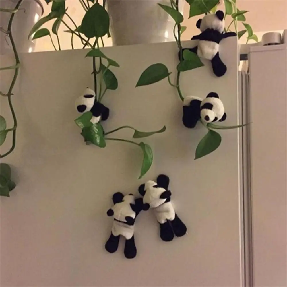 

1Pc Lovely Soft Plush Panda Home Decoration Easy To Clean Accessories Souvenir Refrigerator Magnets Gifts Fridge Magnet