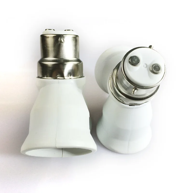 1pc B22 To 2E27 E27 Lamp Holder Converter Socket Conversion Light Bulb Base Type Y Shape Splitter Lampholde Adapter | Лампы и