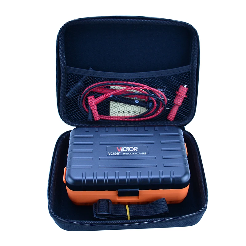 Multimeter Portable Storage Bag Black Shockproof Test Leads Tool With Mesh Pocket Toolkit 22*18*6cm Meter Tester Bags | Инструменты