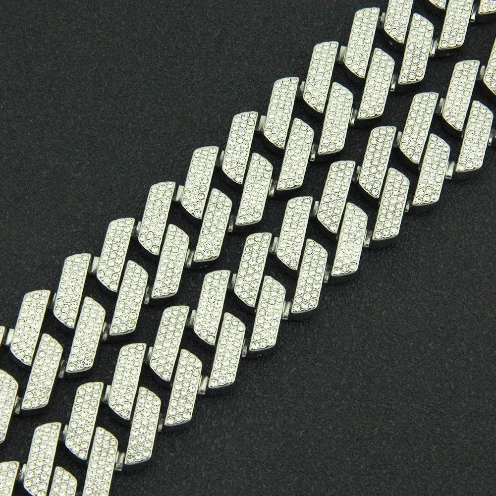 

Personality Hip Hop Style Wide Cuban Chain Trendy Street Nightclub Accessory Men's Bracelet