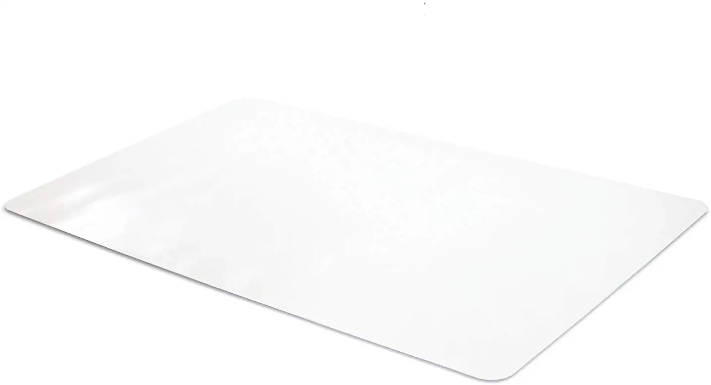 Офисный стол коврик прозрачный текстурированный 36x20 дюймов пластиковый компьютерный для стола|Коврики