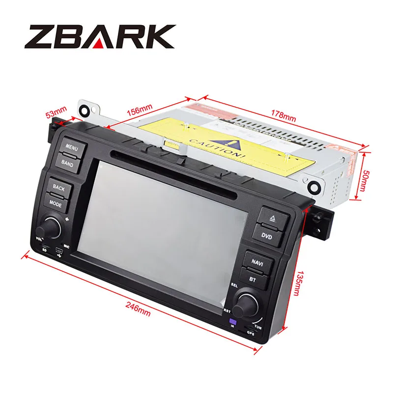 7 дюймов 1 din dvd плеер автомобиля CANbus gps навигация для BMW E46 седан Кабриолет Touring