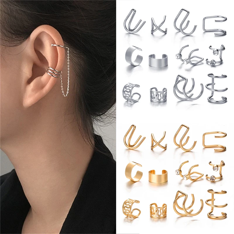 

Женские серьги-клипсы с листьями и кисточками, металлические украшения для ушей, Подарочные наручные украшения