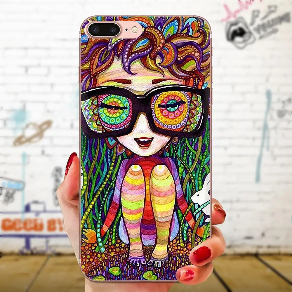 Хиппи Psychedelic для Huawei Honor Mate 7 7A 8 9 10 20 V8 V9 V10 V30 P40 G Lite Play Mini Pro P умный мягкий чехол с