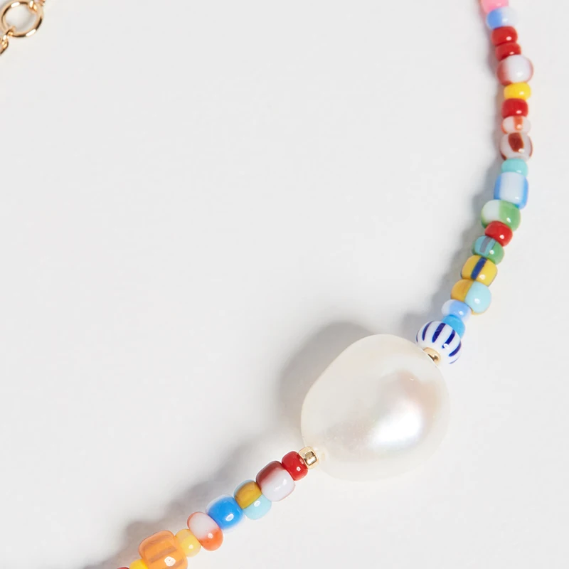 Браслеты в стиле бохо для женщин застежка из нержавеющей стали многоцветные