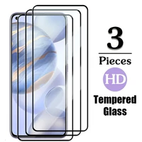 Защитное стекло с полным покрытием для Honor 10 Lite 20 Pro 10i 20i 30 30i, пленка для экрана Honor 8X 9X 10X Lite 8A 9A 9, стекло, 3 шт.
