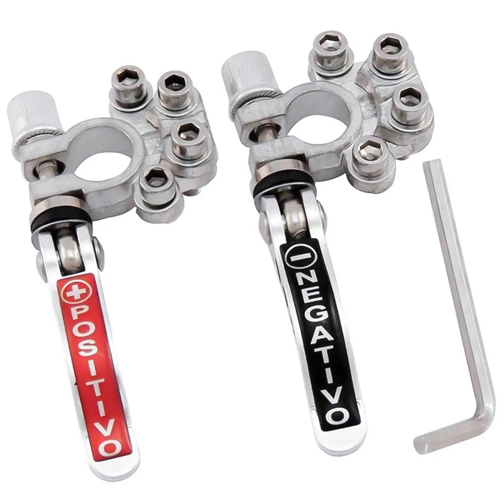 

Автомобильные клеммы для аккумуляторов, быстросъемный разъем, разъем для аккумулятора, Кабельные Клеммы, положительный отрицательный с ше...