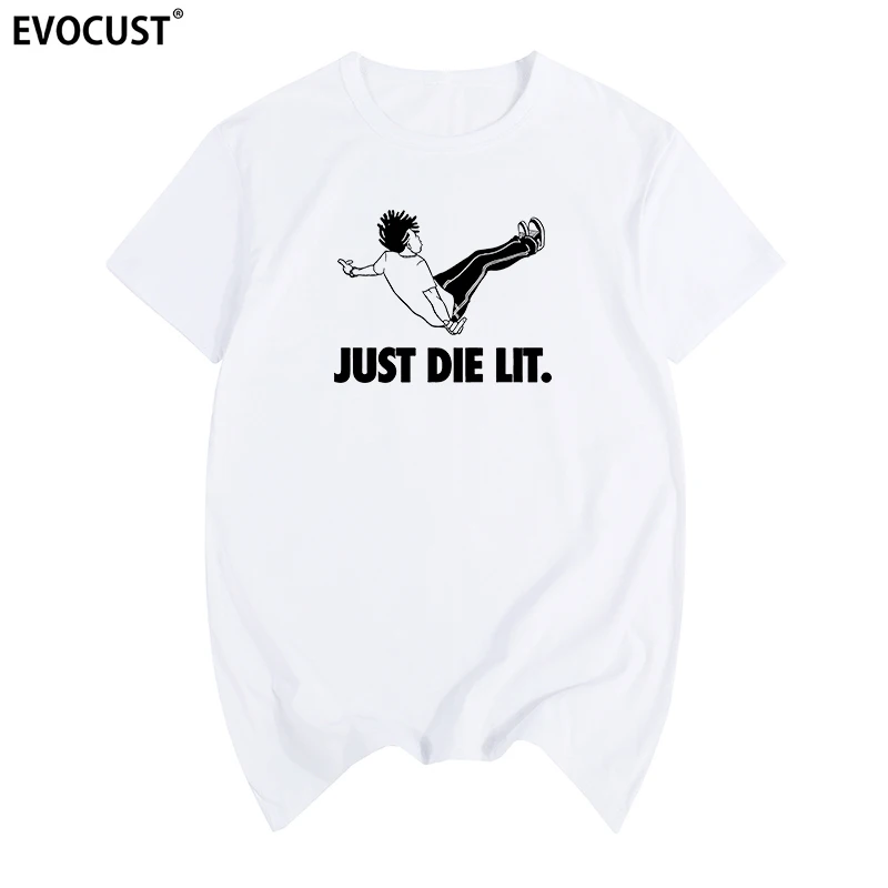 Playboi Carti just die lit винтажная классная футболка в стиле хип-хоп Harajuku 90-х графическая