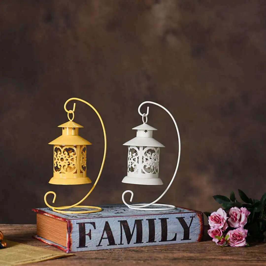 

Hollow Candle Holder Classic Creative European Style Romantic Birdcage Candle Holder Desktop Decorations Home Decoration