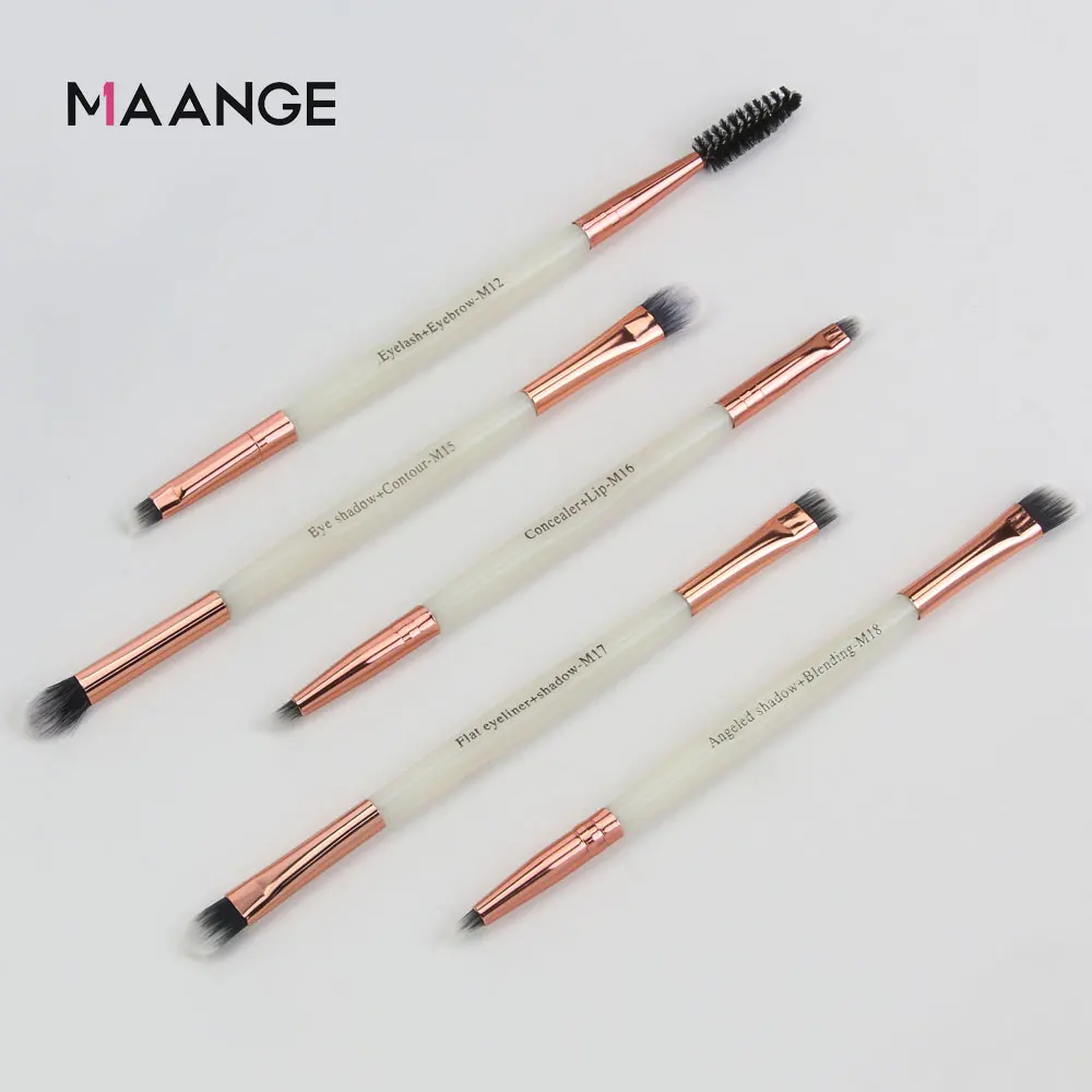 MAANGE 5 Pcs макияж кисти набор Портативный порошок Тени Карандаш для глаз карандаш