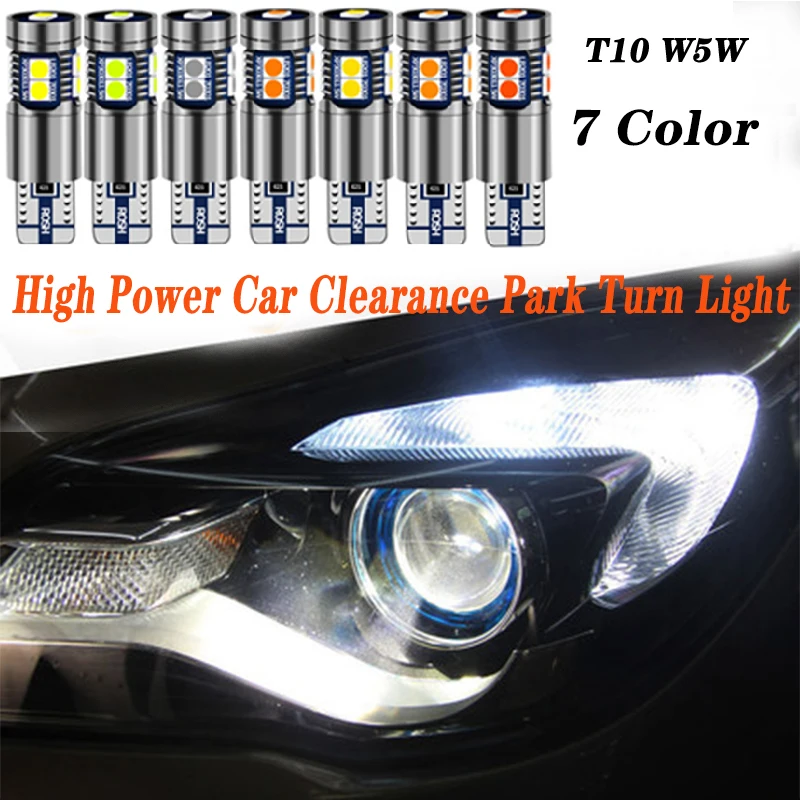 Габаритные огни высокой мощности для парковки T10 светодиодный Peugeot 206 307 407 308 208 3008