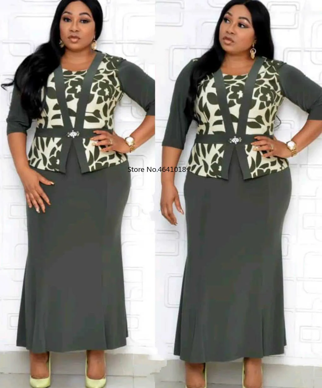 2020 летнее Сексуальное Женское Платье из полиэстера с принтом в африканском стиле