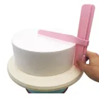 Торт Стяжка с регулировкой по высоте, скребок кромка гладкой DIY аксессуары для украшения торта уровень Вращающийся торт скребок
