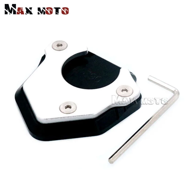 Motorcycle CNC Kickstand Foot Side Stand Extension Pad Support Plate For KTM DUKE 390 250 DUKE390 2017 2018 2019 2020 | Автомобили и