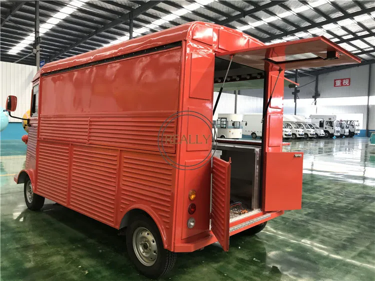 Винтажный заказной Citroen HY прицеп для еды Мобильная уличная магазинная закуска электрическая тележка для пищевых продуктов