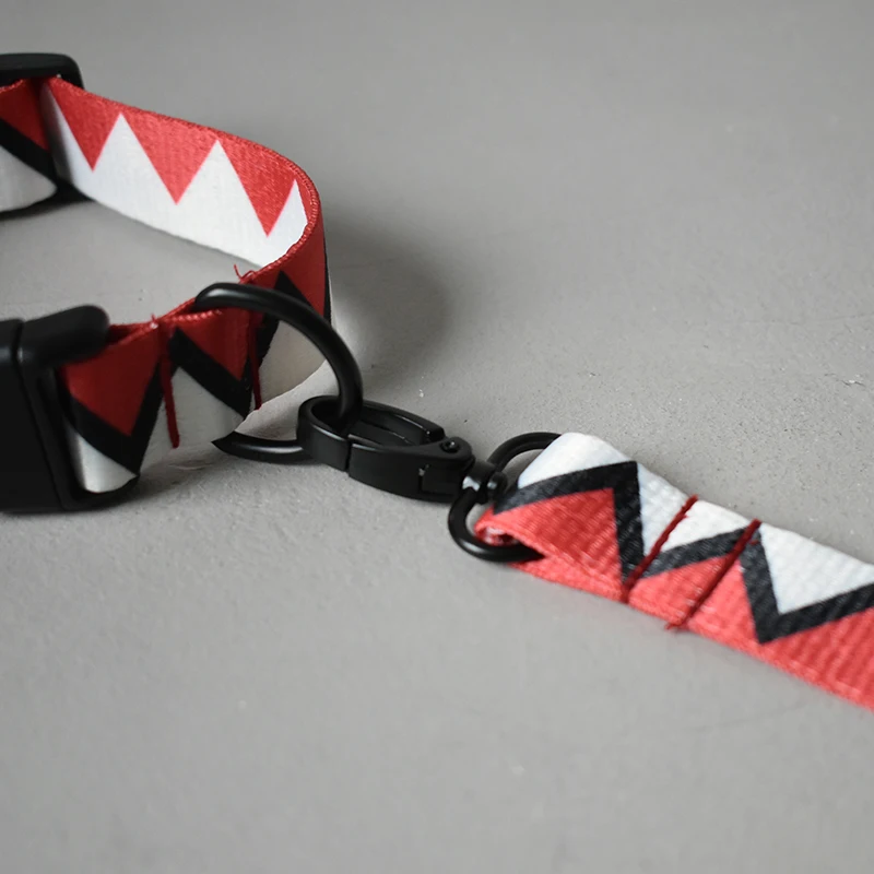 Красный персонализированный дизайнерский собачий ошейник и поводок набор для