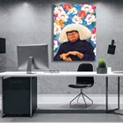 Плакат Дэнни ДеВито, домашний декор с принтом коммедианта, плакат Фрэнка Рейнольдса в подарок, винтажное настенное искусство с цветами, американский фильм с актёром