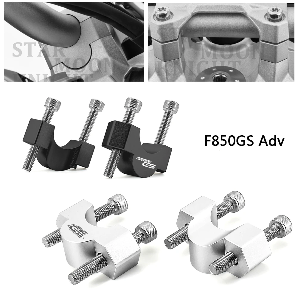 Зажим для рукоятки мотоцикла расширенный кронштейн на руль BMW F850GS Adventure F 850 GS F850 Adv