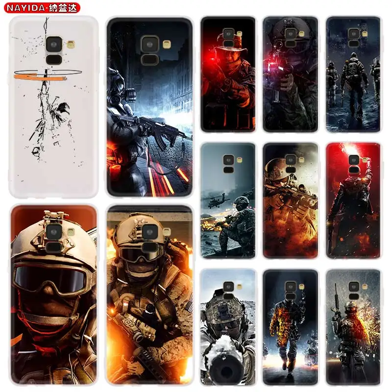 

Чехол для телефона Samsung A8 A6 Plus 2018 2017 2016 A20S A21S A32 A30S A50S A42 A52 A72 A7 A5, мягкий чехол с изображением солдата