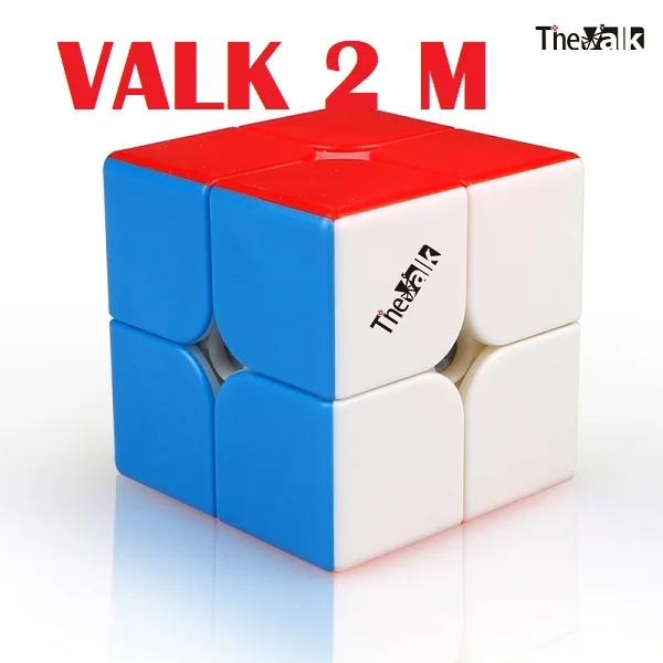 Qiyi-cubo m&aacute;gico Valk2 M/LM magn&eacute;tico, cubo m&aacute;gico valk2M, 2x2x2, cubo m&aacute;gico valk 2 LM-1