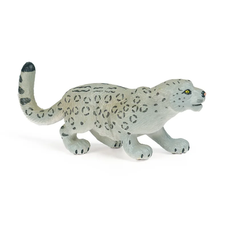Небольшой Размеры Снежный леопард животное модель фигурку Диких Животных