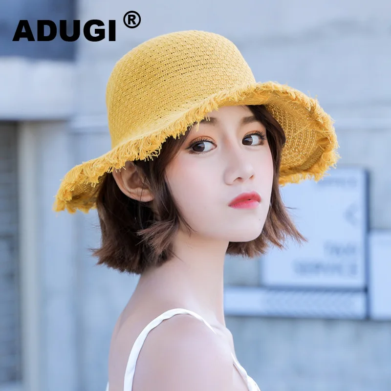 ADUG шляпа от солнца Женская японская литературная дикая Весенняя и летняя