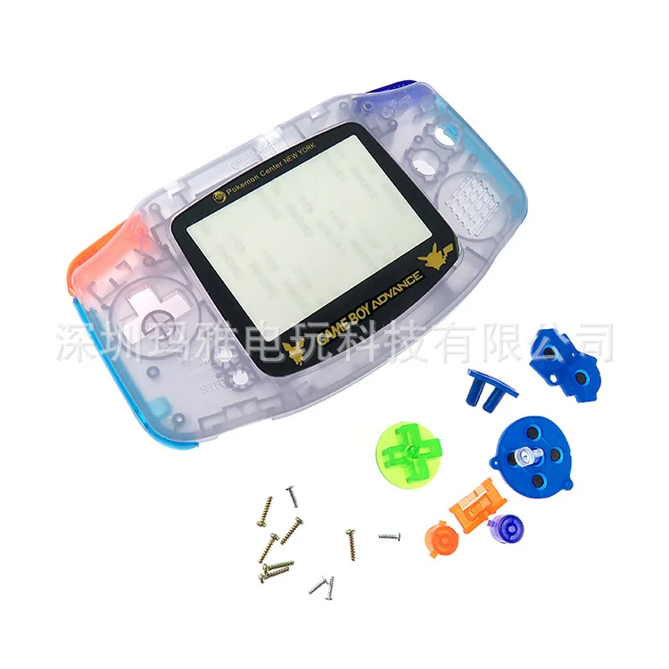 2019 для Gameboy Advance светится в темноте пластиковый корпус чехол с экраном GBA