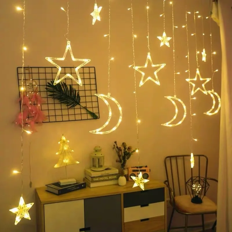 3 5 М звездный лунный занавес светильник Свадебный декор для свадьбы