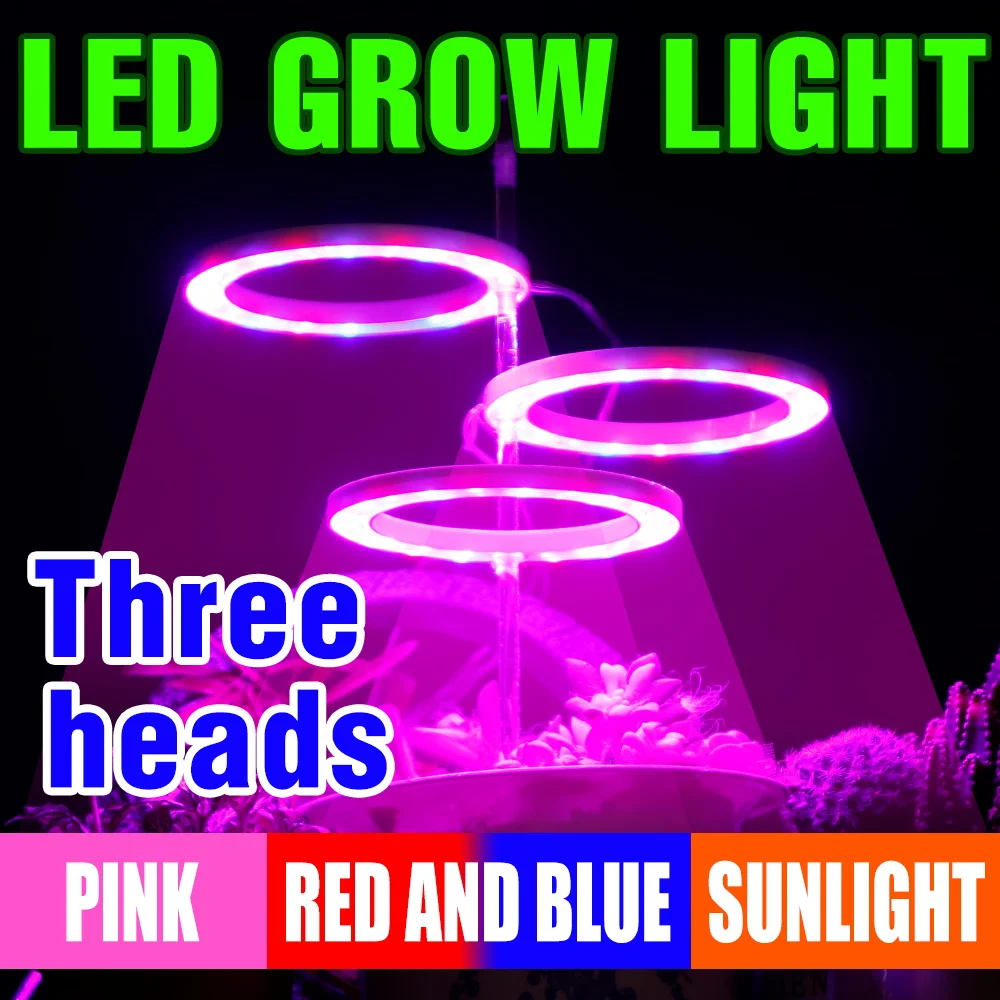 

LED Plant Grow Light 5V Full Spectrum Phyto Lamp Led Growth Lamp Indoor Flower Seeds Plants Growing Light Greenhouses Hidroponia