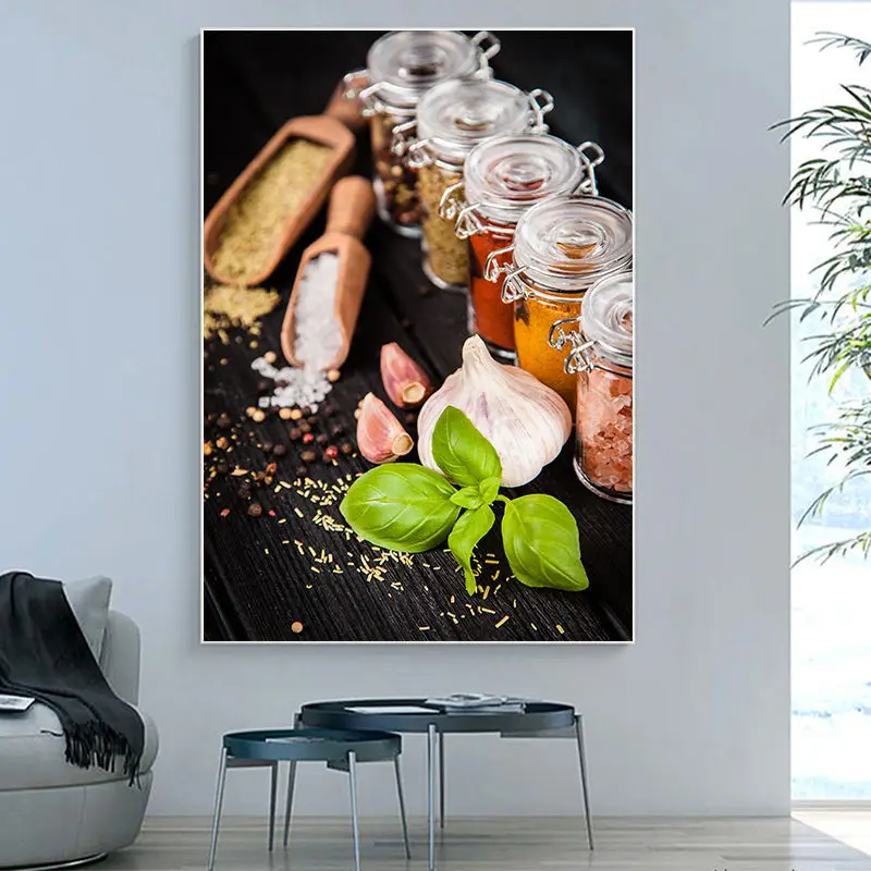 Современный скандинавский домашнего украшения масляной живописи зерна ложка