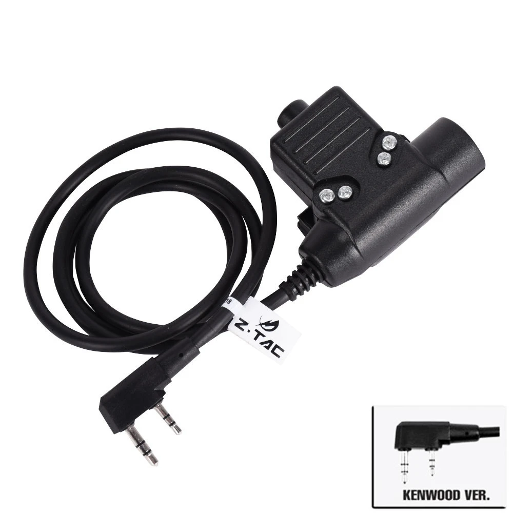 military headset adapter u94 ptt for icom kenwood midland motorola talkabout mobile phone headset ptt cable plug free global shipping