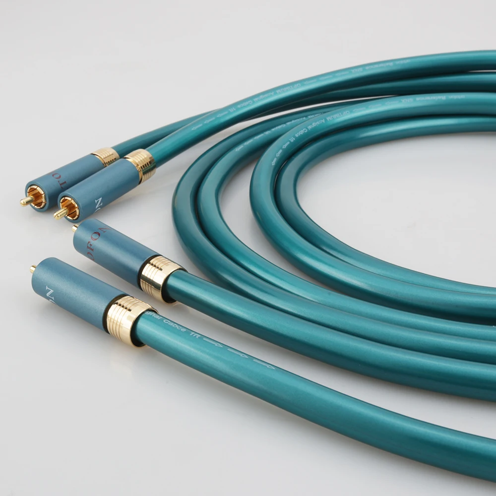 Hi Fi end усилитель CD Interconnect 2RCA к мужской аудио кабель|2rca to 2rca|audio cablemale audio cable |