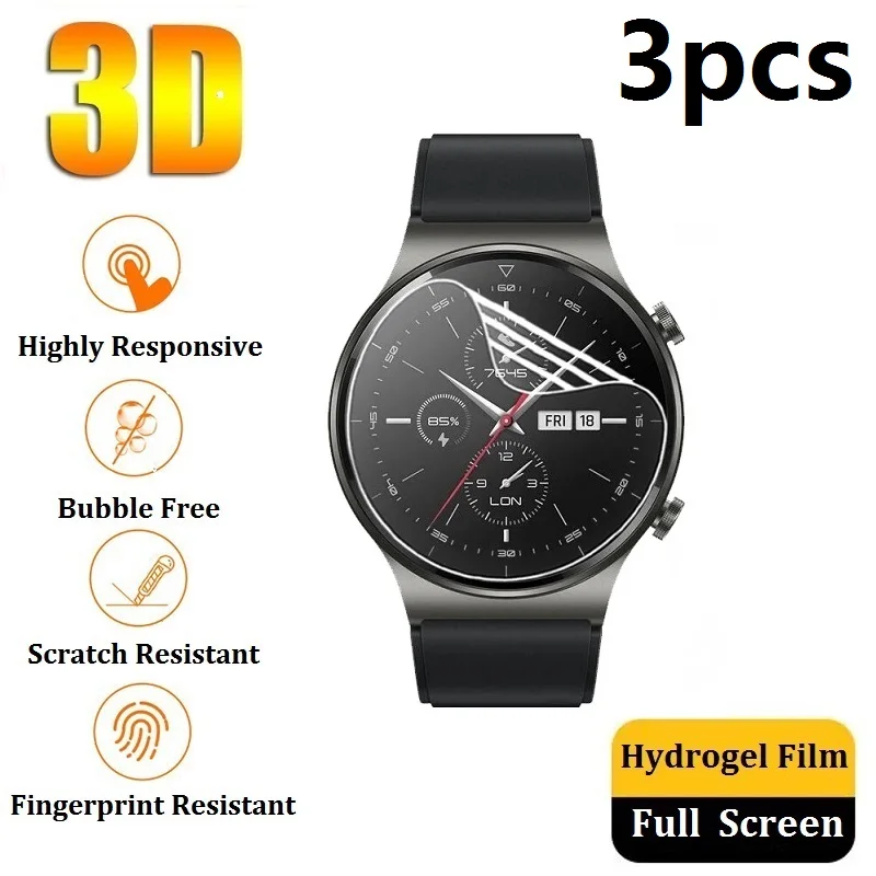 

Защитная пленка для экрана для Huawei Watch GT 2 Pro 2e 2 46 мм 42 мм (не стекло), Защитная пленка (не стекло) для Huawei Watch GT 2 46 мм 42 мм 2e 2 Pro пленка из фольги